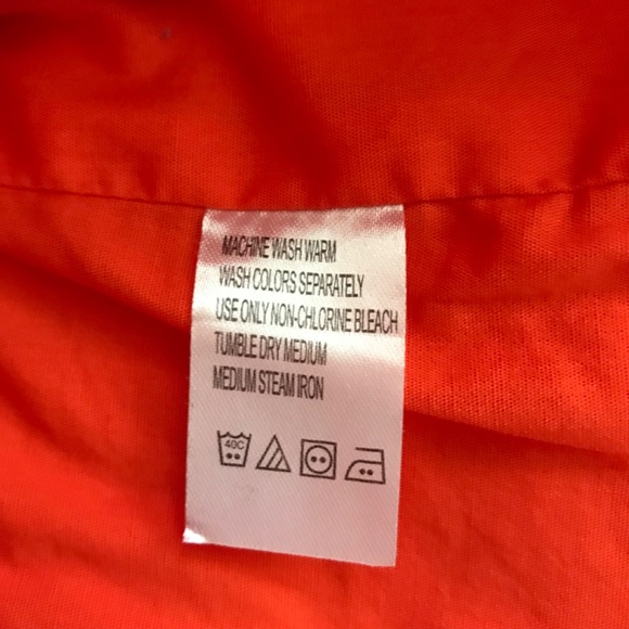 JESSICA LONDON Cotton Utility Jacket Denim Orange Jean Women’s Plus Size 18 2X - Picture 14 of 16